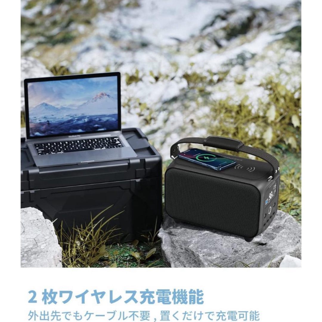 【112000mAh】VDL ポータブル電源 400W  大容量 414Wh スポーツ/アウトドアのアウトドア(その他)の商品写真