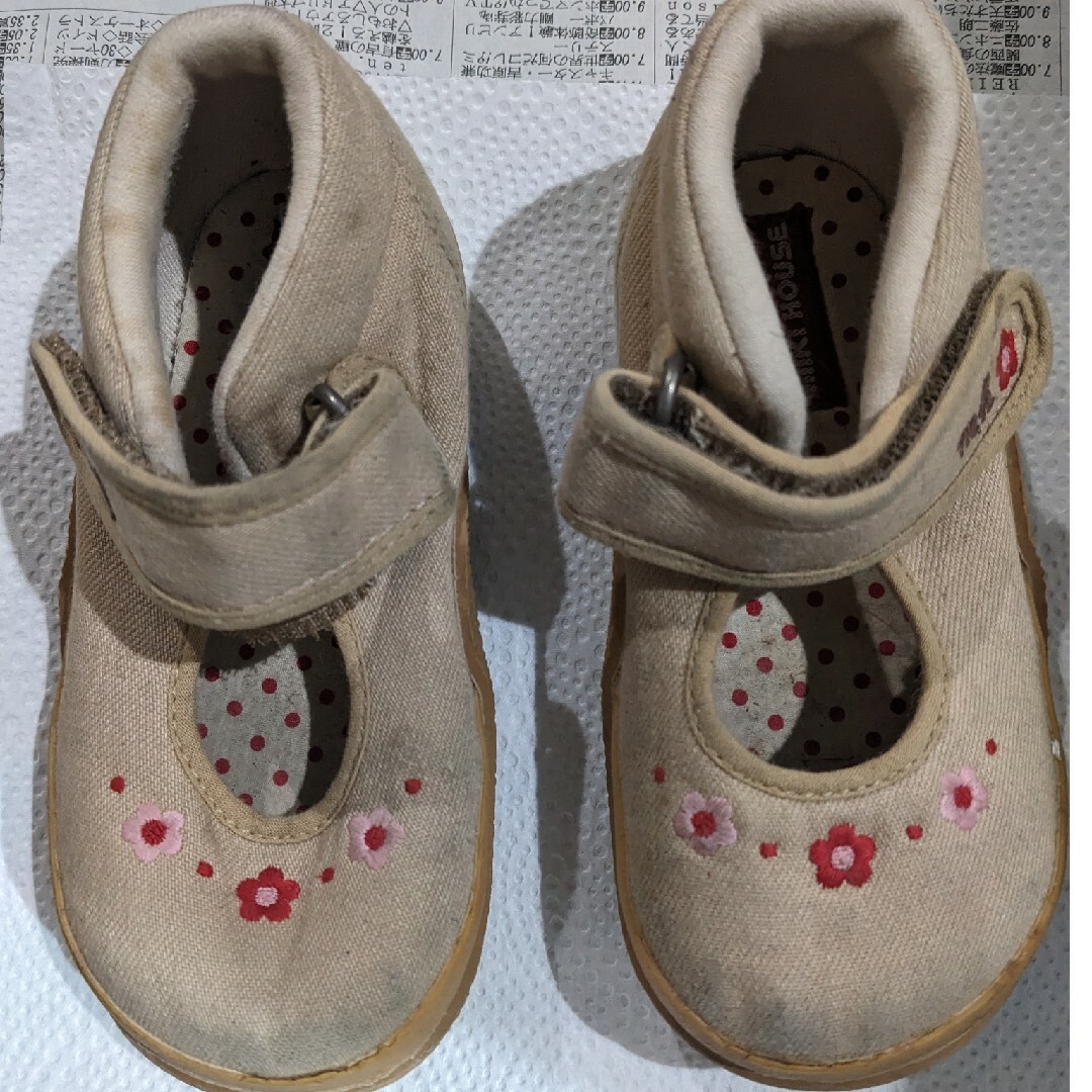 mikihouse(ミキハウス)のミキハウス　靴　14.5㌢ キッズ/ベビー/マタニティのベビー靴/シューズ(~14cm)(スニーカー)の商品写真