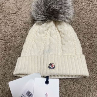 モンクレール(MONCLER)のMONCLER ニット帽 ファーキャップ (ニット帽/ビーニー)