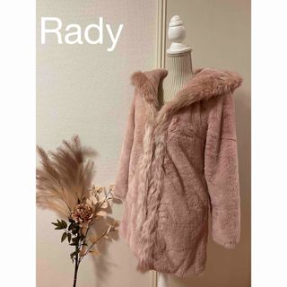 Rady - Radyレディーファーコートピンク ほぼ未使用Sサイズポケット