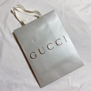 グッチ(Gucci)のGUCCI グッチ　ショッパー　ショップ袋　紙袋　グレー(ショップ袋)