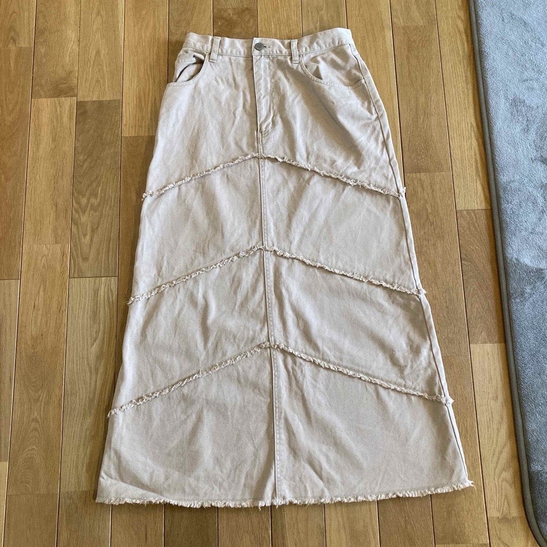 デニムロングスカート　スリットスカート カイタック レディースのスカート(ロングスカート)の商品写真