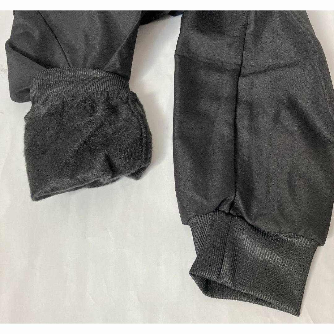 裏起毛 カーゴパンツ シュガーパンツ  メンズ 防寒   黒 2XL メンズのパンツ(その他)の商品写真