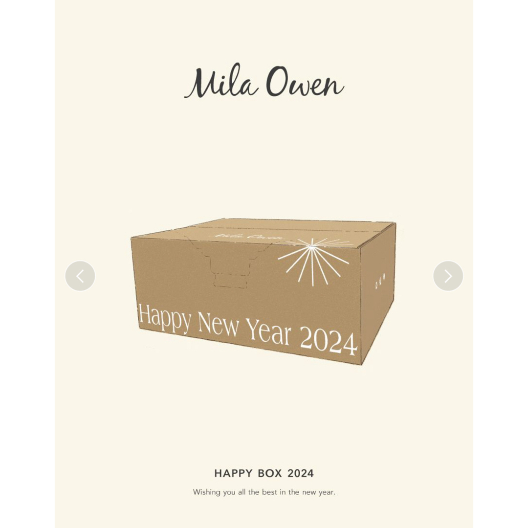 SNIDEL【福袋】Mila Owen 2024 Happy Box