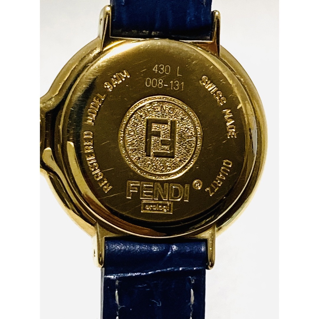 FENDI - 良品! FENDI フェンディ 電池&ベルト新品交換済み FENDI - 良品! FENDI フェンディ 電池&ベルト新品交換済み