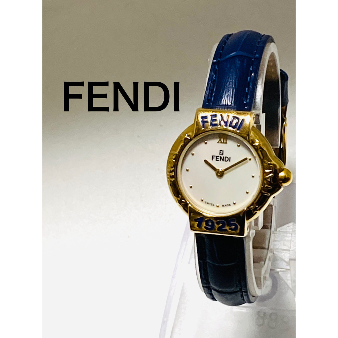 レディース良品！　FENDI フェンディ　電池＆ベルト新品交換済み　レディース腕時計