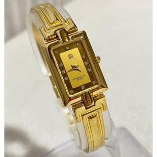 givenchywatchGIVENCHY WATCH ジバンシイ QZスクエア ローマン白文字盤腕時計