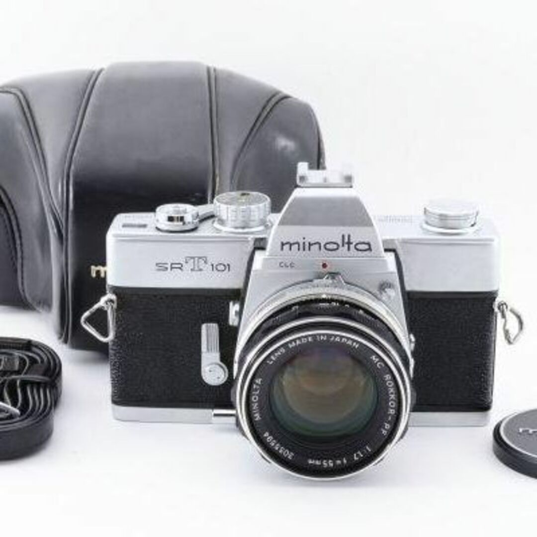 MOCOのカメラ一覧はこちら【動作好調】 MINOLTA SRT 101 55mm F1.7 フィルムカメラ