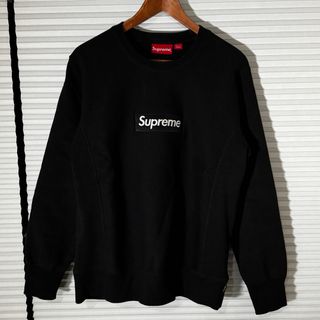 シュプリーム(Supreme)のsupreme box logo crewneck black s 18aw(スウェット)