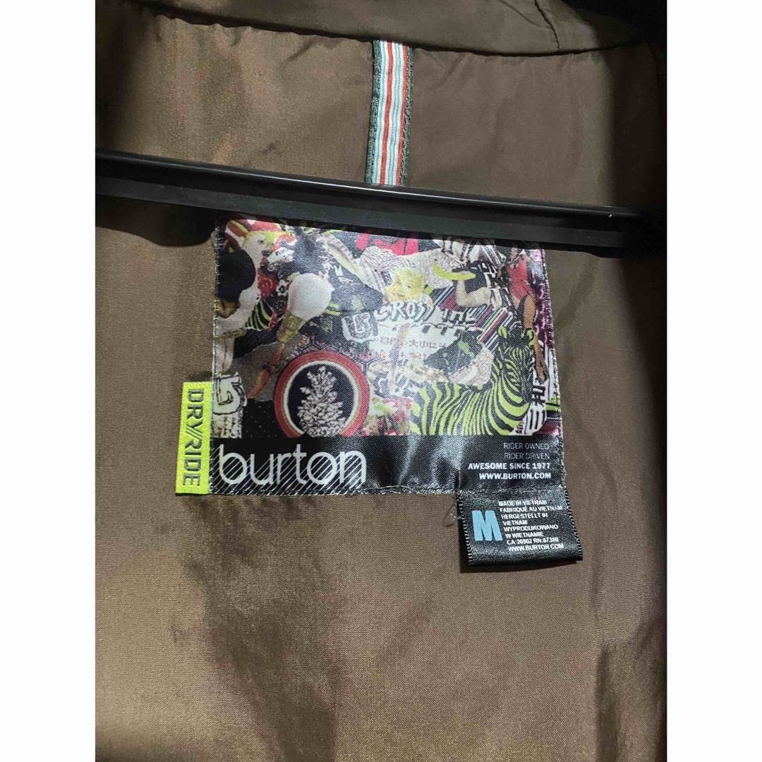 BURTON(バートン)のBURTON  バートン　スノボウエア　スキーウェア　スノーボード　赤　Mサイズ スポーツ/アウトドアのスキー(ウエア)の商品写真