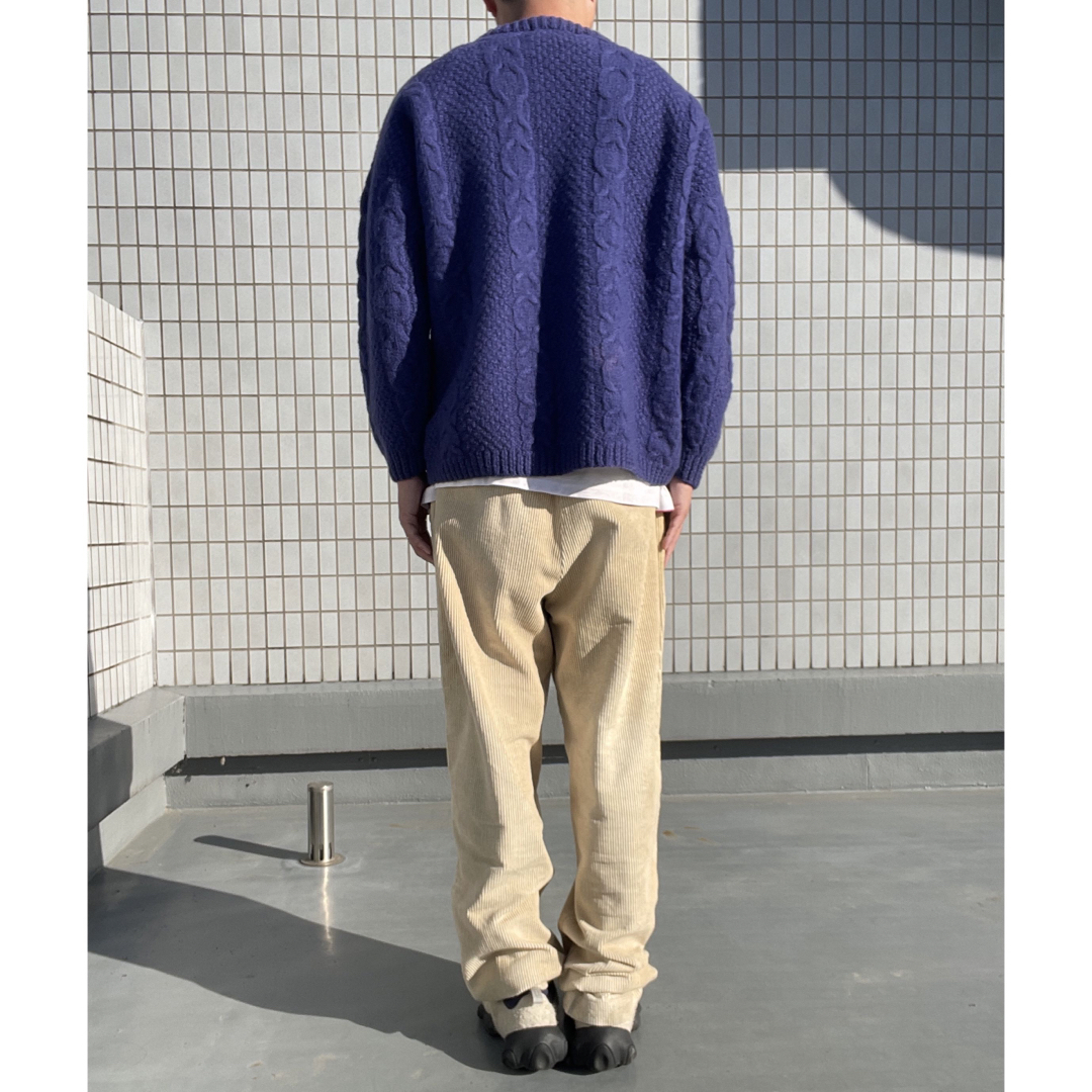 80s90s L.L.Beanフロントポケット付ニットMブルー?VINTAGEの通販 80s90s L.L.Beanフロントポケット付ニットMブルー?VINTAGEの通販