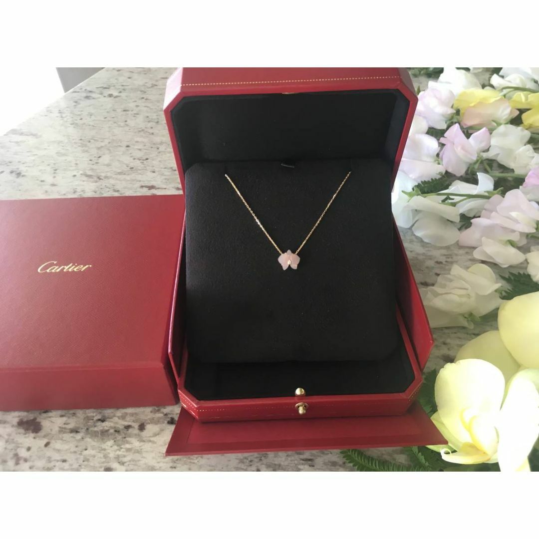 Cartier(カルティエ)の★輝くカルティエ★正規品カレスドルキデ パル ネックレス★送料込み レディースのアクセサリー(ネックレス)の商品写真