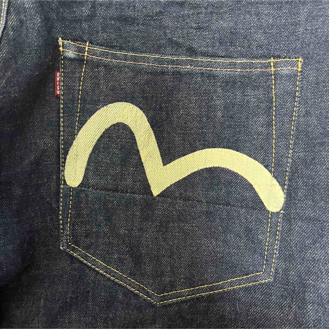 EVISU - 希少サイズ エビス デニム No.2 38インチ カモメ 大きい EVISU - 希少サイズ エビス デニム No.2 38インチ カモメ 大きい