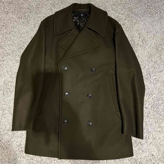 UNIQLO +J ウールブレンド オーバーサイズピーコート Olive 