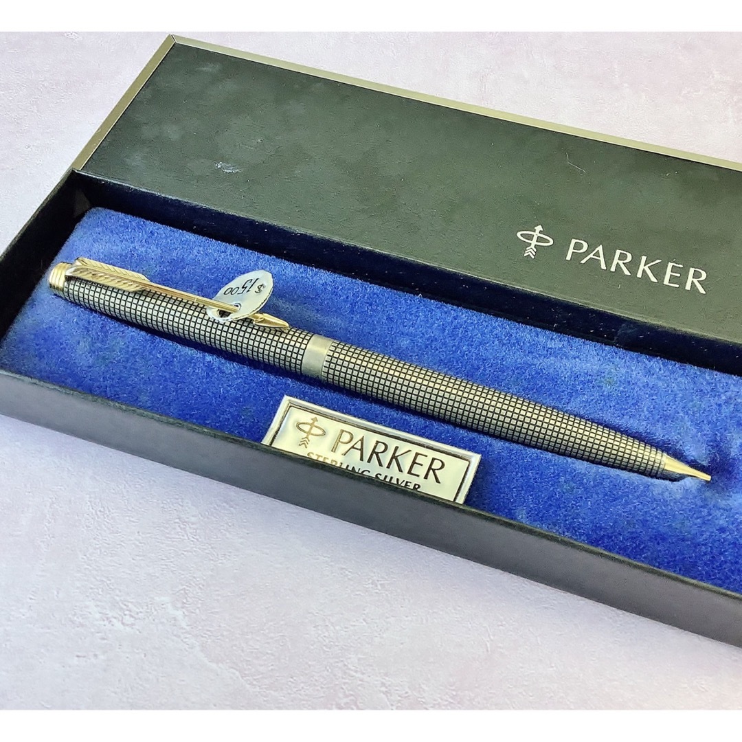 Parker(パーカー)の希少品 未使用 パーカー シズレ シャープペンシル PARKER75 銀製 インテリア/住まい/日用品の文房具(ペン/マーカー)の商品写真