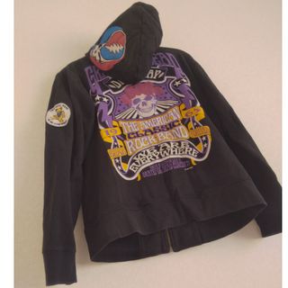 ◆30 入手困難 レア 正規品 限定品 GRATEFUL DEAD パーカー 黒(パーカー)