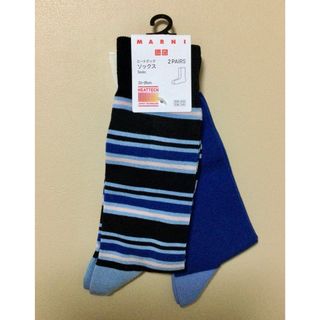 ユニクロ(UNIQLO)の【新品・未使用】ユニクロ マルニ ヒートテックソックス 23-25cm 2足組②(ソックス)