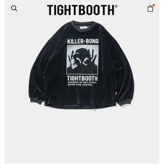 TIGHTBOOTH HAND SIGN VELOUR LS サイズLの通販｜ラクマ