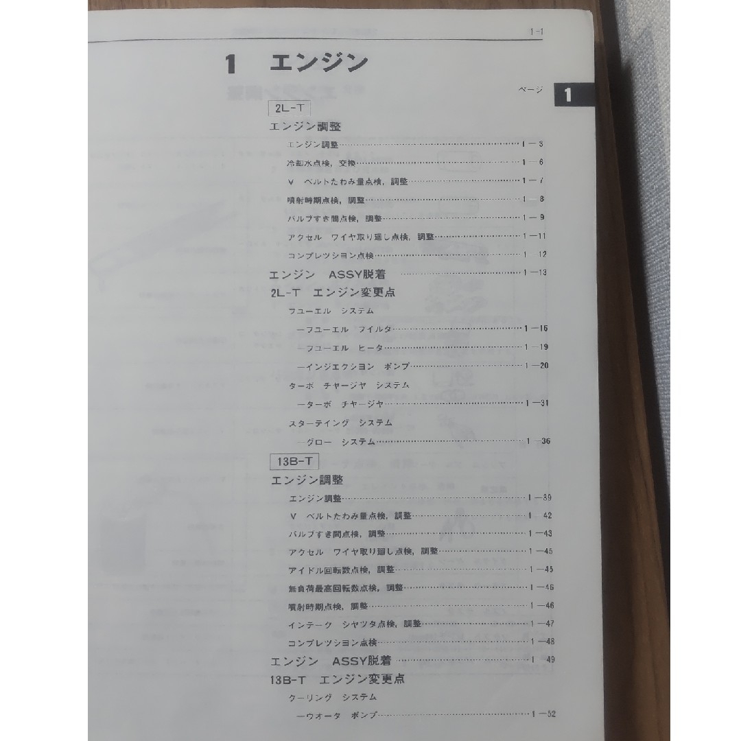 トヨタ(トヨタ)のトヨタ　ランドクルーザー修理書／追補版 1985.10 自動車/バイクの自動車(カタログ/マニュアル)の商品写真