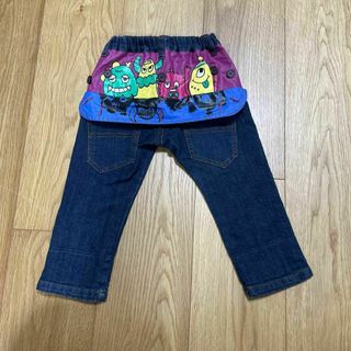 【美品】 ベビージーンズ キッズジーンズ ジーンズ90㎝(パンツ/スパッツ)