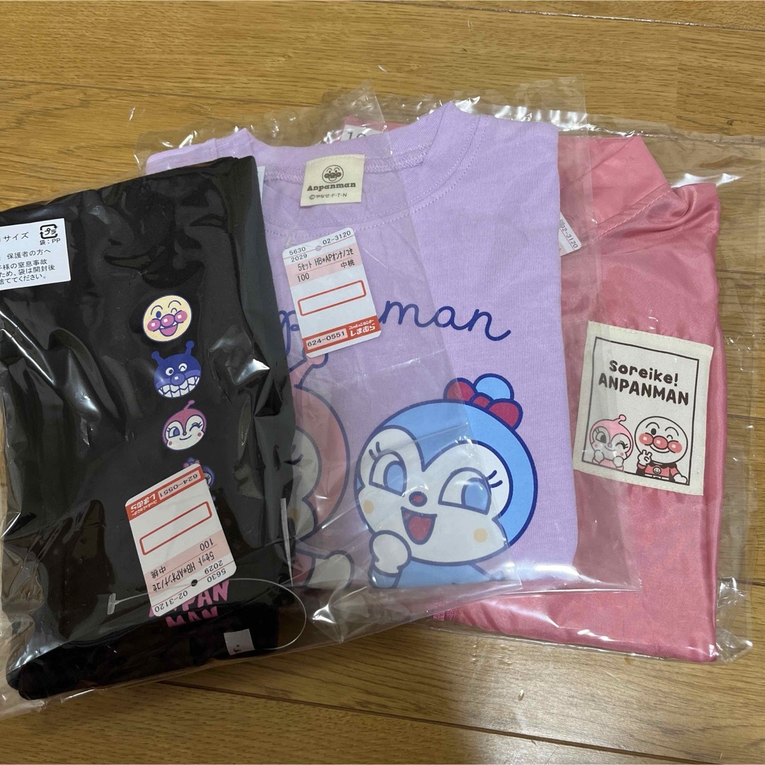 しまむら福袋内3点　女の子　100cm キッズ/ベビー/マタニティのキッズ服女の子用(90cm~)(Tシャツ/カットソー)の商品写真