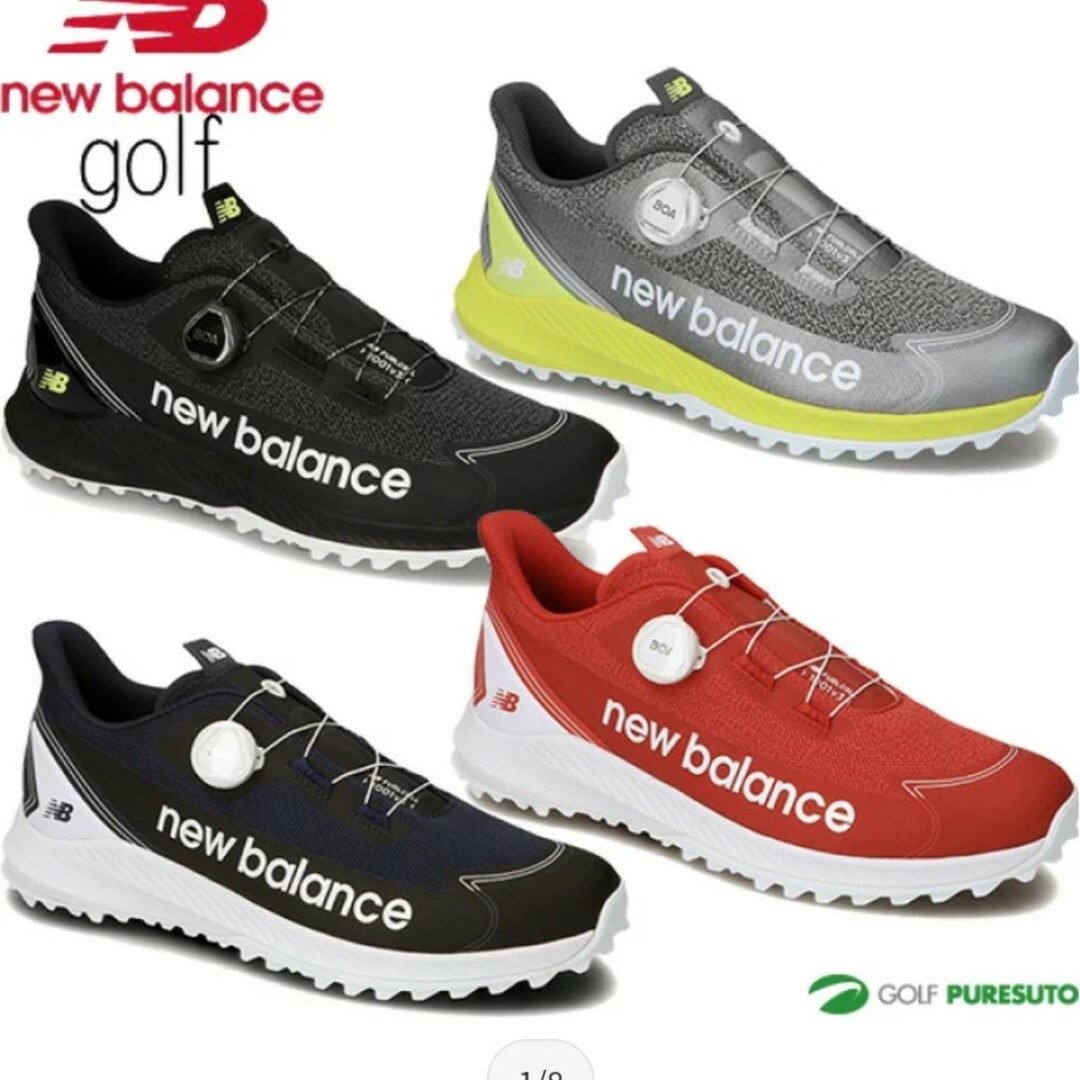 new balance golf(ニューバランスゴルフ)のニューバランス New Balance 25.0cm メンズ スパイクレス ゴル スポーツ/アウトドアのゴルフ(シューズ)の商品写真