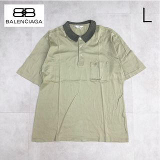 バレンシアガ(Balenciaga)の【BALENCIAGA】バレンシアガ L ポロシャツ 半袖 ゴルフウェア(ポロシャツ)