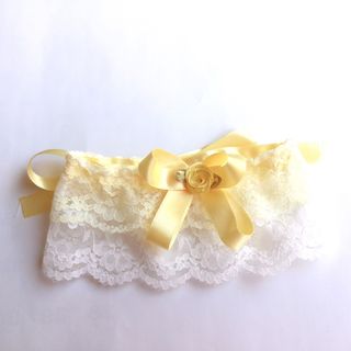 ペット用レースリボンチョーカー　20005 ハンドメイド(ペット服/アクセサリー)