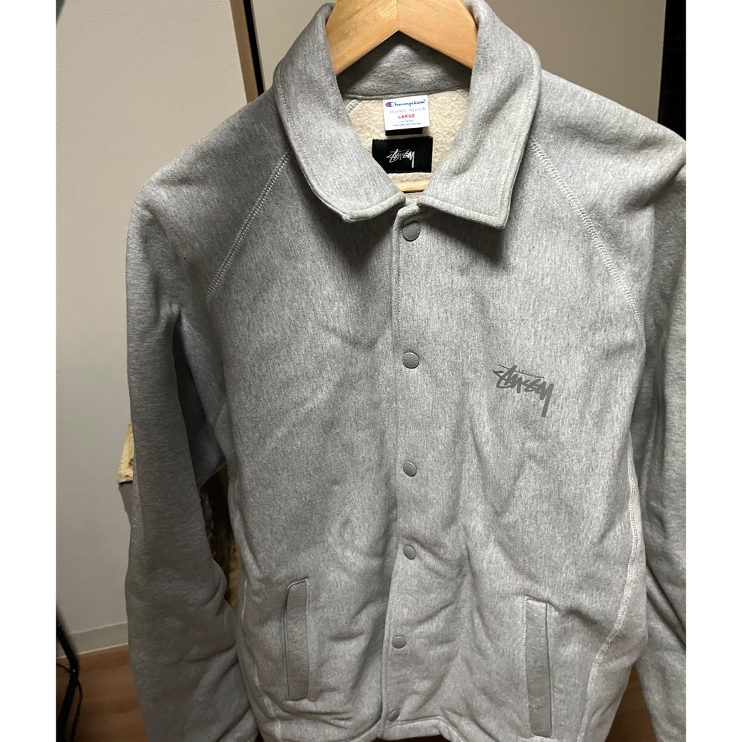 STUSSY - 【値引きしました】STUSSY Champion スウェット コーチ STUSSY - 【値引きしました】STUSSY Champion スウェット コーチ