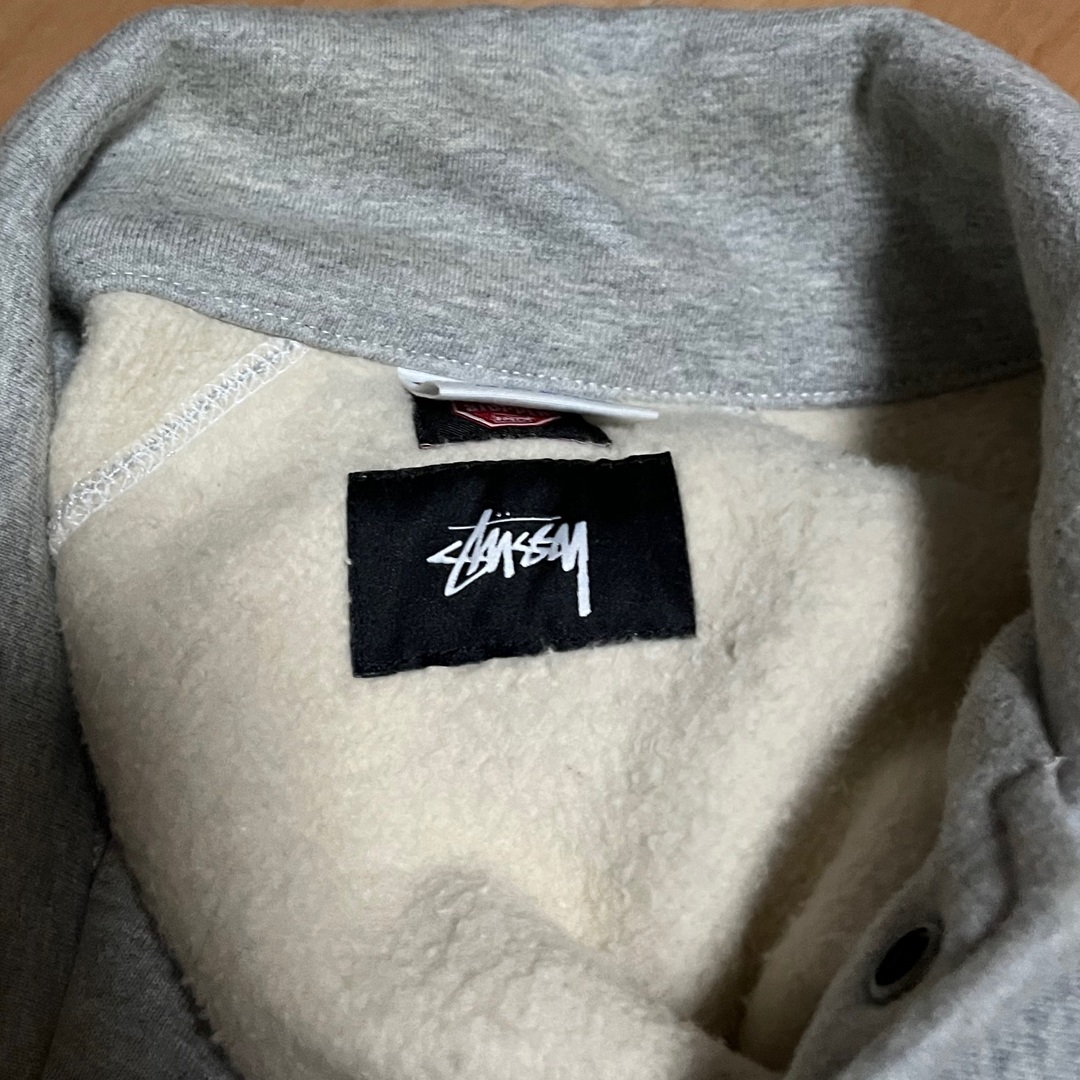 STUSSY(ステューシー)の【値引きしました】STUSSY Champion スウェット コーチジャケット メンズのジャケット/アウター(ブルゾン)の商品写真