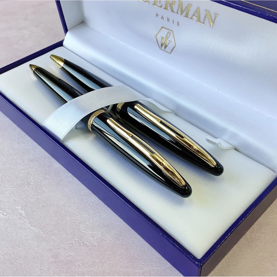 Waterman(ウォーターマン)の美品 ウォーターマン カレン ボールペン ペンシル 2本 waterman インテリア/住まい/日用品の文房具(ペン/マーカー)の商品写真