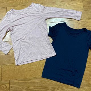 ユニクロ(UNIQLO)のUNIQLO ヒートテック 長袖半袖セット 120(下着)