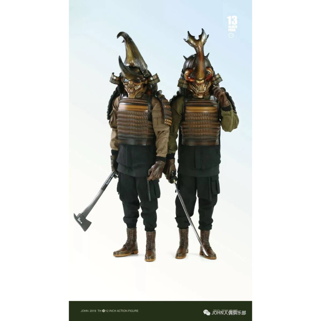 ブラック13パーク カブト兄弟 冑武士 1/6フィギュア セット 侍 ブラック13パーク カブト兄弟 冑武士 1/6フィギュア セット 侍