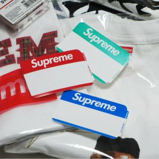 シュプリーム(Supreme)の完売フルカラーセット Supreme ネームバッジ ステッカー  スマホケースに(その他)