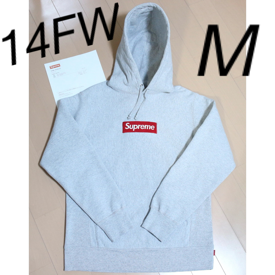 良品 納品書タグ付き Supreme ボックスロゴ パーカー Box Logo | フリマアプリ ラクマ