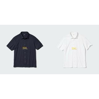 ユニクロ(UNIQLO)の【美品】2色セット UNIQLO ユニクロ エアリズムポロシャツ フルオープン(ポロシャツ)