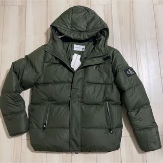 カルバンクライン(Calvin Klein)の新品 カルバンクライン CalvinKlein Jeans ダウンパーカー 緑L(ダウンジャケット)