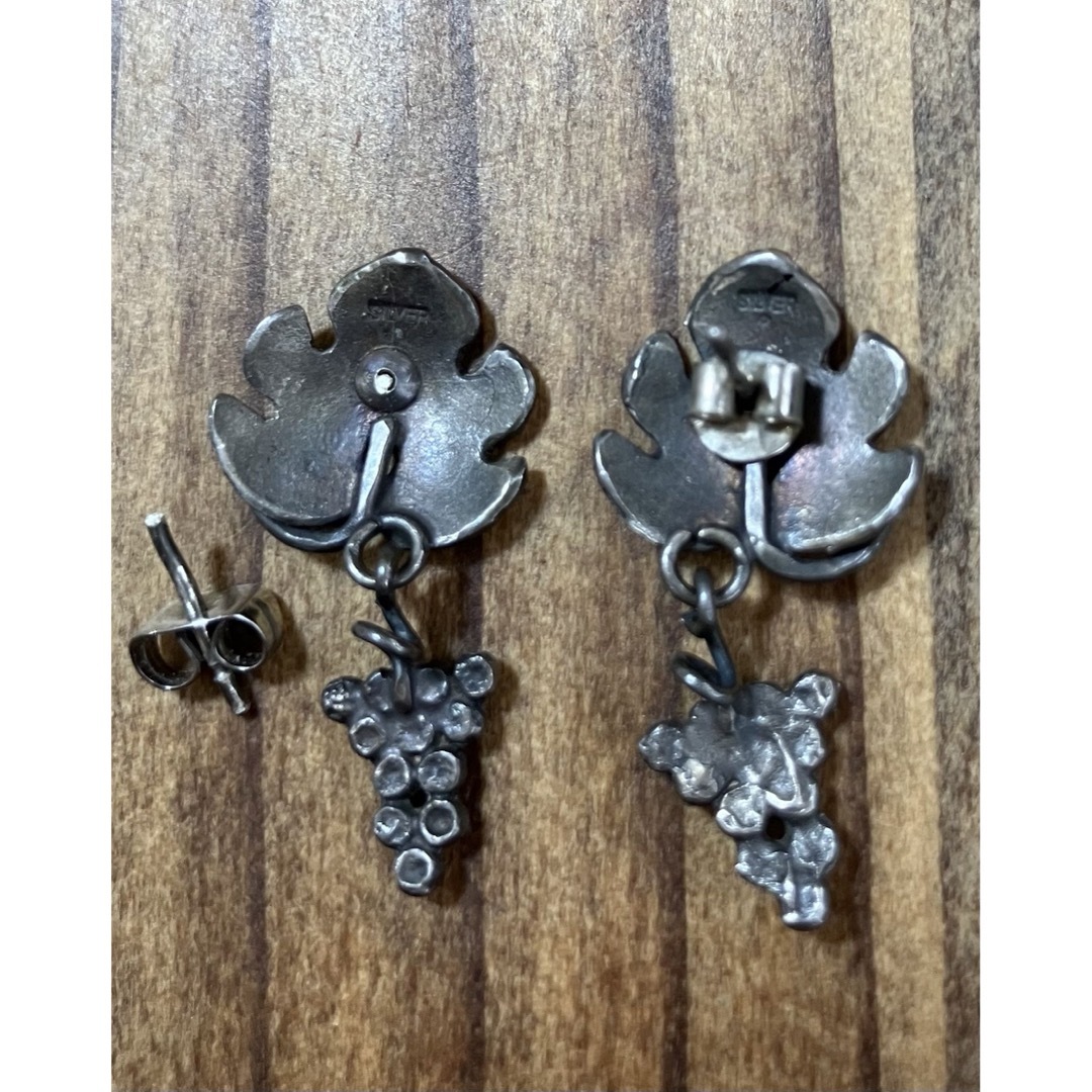 Lochie(ロキエ)のvintage  silver925 アンティーク ブドウ ネックレス ピアス レディースのアクセサリー(ネックレス)の商品写真