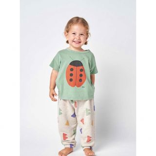 ボボショーズ(BOBO CHOSES)のBOBO CHOSES ボボショースTシャツ昆虫グリーン緑新品70サイズ74(Ｔシャツ)