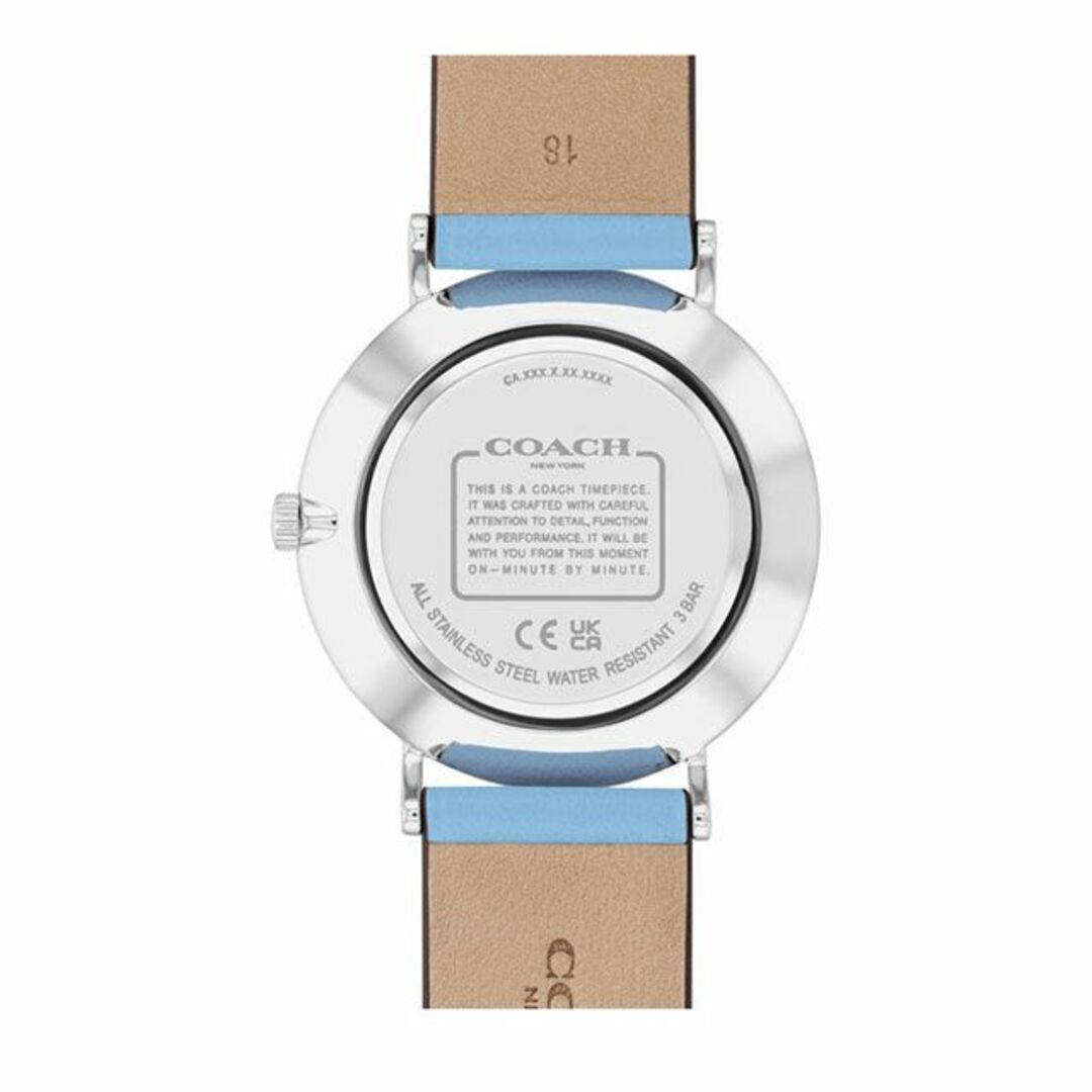 COACH(コーチ)の★コーチ ペリー 36mm CG ホワイト サンレイ ダイヤル ブルー レザー レディースのファッション小物(腕時計)の商品写真