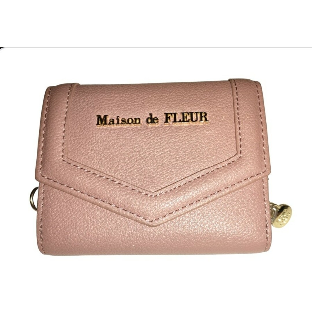 Maison de FLEUR(メゾンドフルール)のキーリボンミニウォレット Maison de FLEUR レディースのファッション小物(財布)の商品写真
