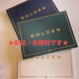 ボウダンショウネンダン(防弾少年団(BTS))の◆◇◆BTSジョングク★アルバムGOLDEN★3枚セット◆◇◆(K-POP/アジア)