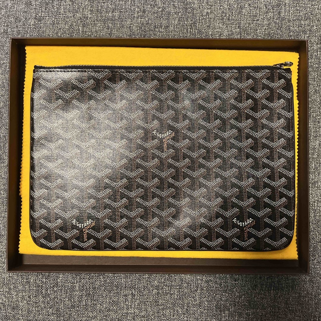 GOYARD(ゴヤール)のGOYARD セナ MM 黒 レディースのバッグ(クラッチバッグ)の商品写真