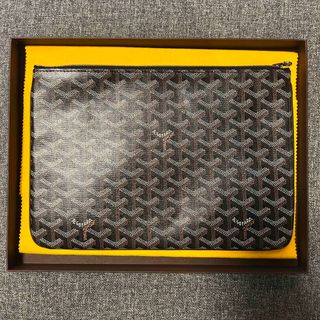 ゴヤール(GOYARD)のGOYARD セナ MM 黒(クラッチバッグ)