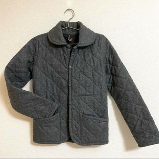 ラベンハム(LAVENHAM)の美品　ラベンハ厶　キルティングジャケット ウール　カシミヤ グレー(その他)