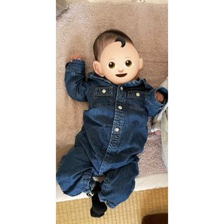 babyGAP - 【新作30%OFF】70babygap ハートプリントくま耳フード