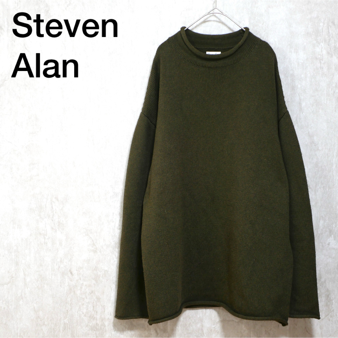 steven alan(スティーブンアラン)のSteven Alan TOPCORD ROLL NECK KNIT-LOOSE メンズのトップス(ニット/セーター)の商品写真