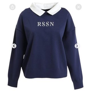 ロサーゼン(ROSASEN)のロサーセン　ネイビー　トップス(ウエア)