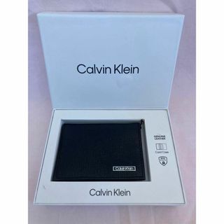 カルバンクライン(Calvin Klein)の【新品未使用品】CalvinKlein　カードケース　黒(名刺入れ/定期入れ)