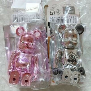 BE@RBRICK 招き猫 開運・千万両 銀メッキ 100％ & 400％13時までの決済で当日発送